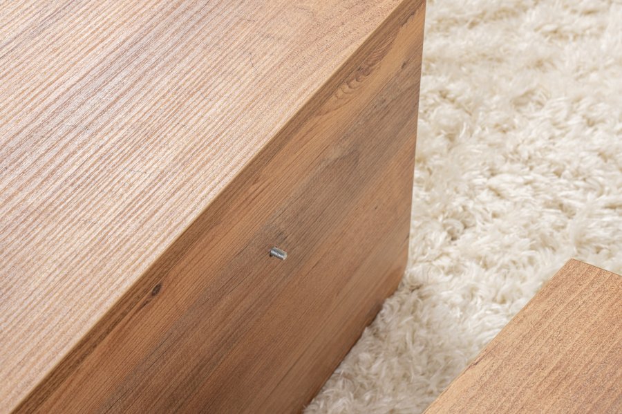 NORDVRK Orion salongbord - Atlantisk furu melamin (sett med 2)