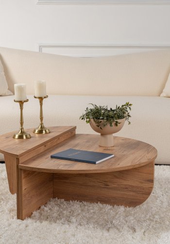 NORDVRK Orion salongbord - Atlantisk furu melamin (sett med 2)