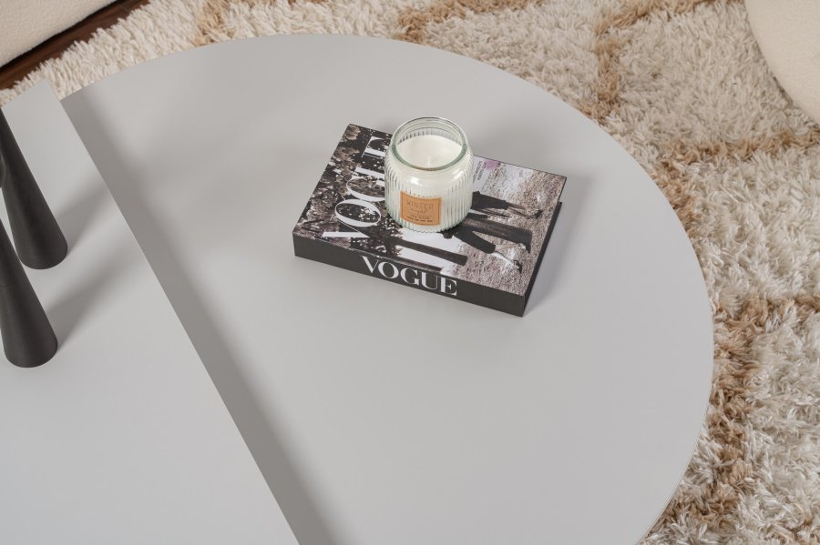 NORDVRK Orion salongbord - gr melamin (sett med 2)