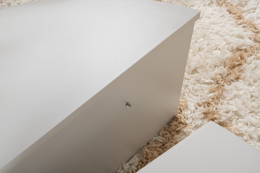 NORDVRK Orion salongbord - gr melamin (sett med 2)