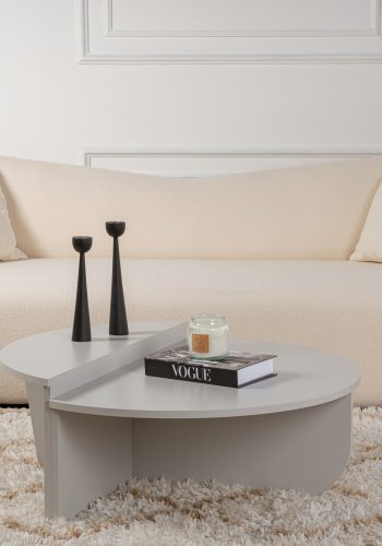 NORDVRK Orion salongbord - gr melamin (sett med 2)