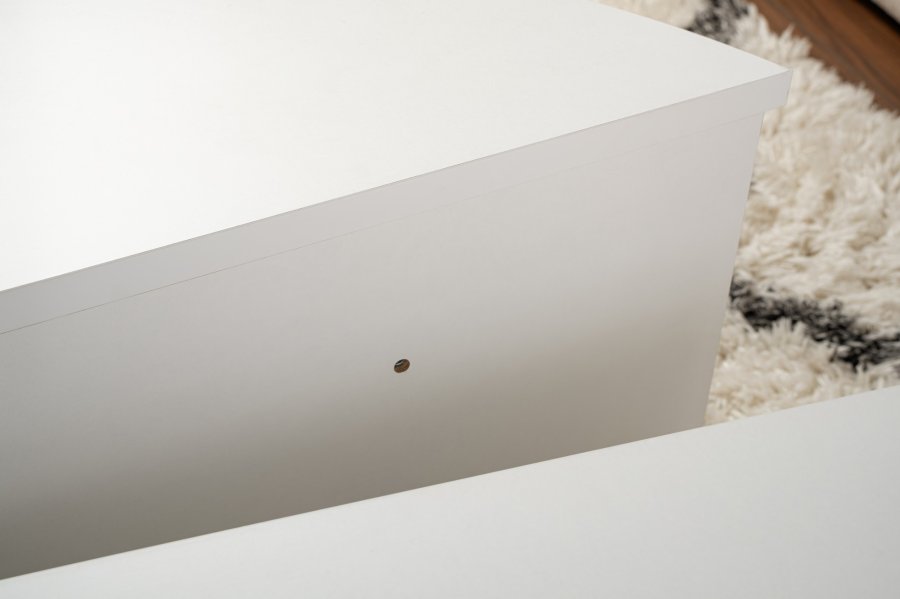 NORDVRK Orion salongbord - hvit melamin (sett med 2)