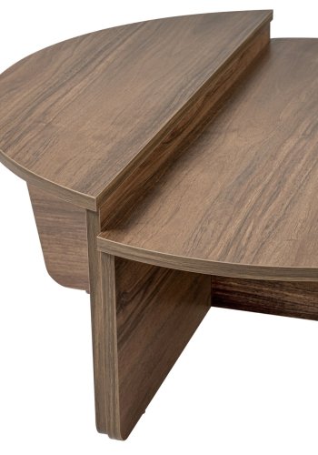 
NORDVÄRK orion sofabord - valnøtt melamin (sett med 2)
