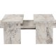 NORDVRK Sanctuary salongbord - hvit ressia marmor melamin (sett med 3)