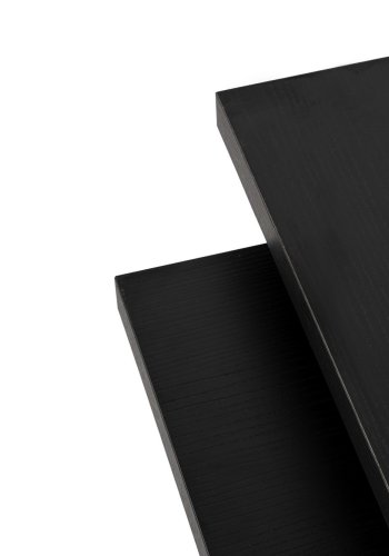 NORDVRK Sanctuary salongbord - svart tremelamin (sett med 3)