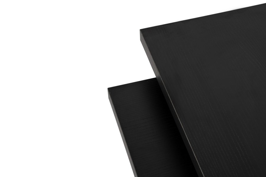 NORDVRK Sanctuary salongbord - svart tremelamin (sett med 3)