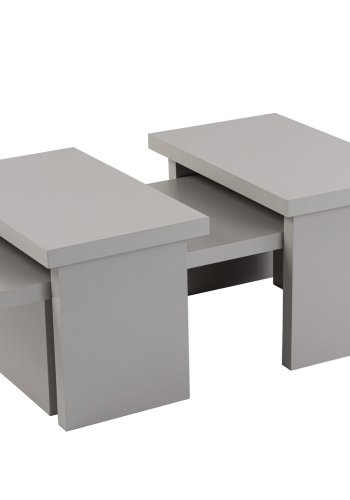 NORDVRK Sanctuary salongbord - gr melamin (sett med 3)