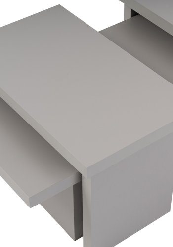 NORDVRK Sanctuary salongbord - gr melamin (sett med 3)