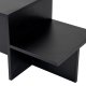 NORDVRK Harmony salongbord, rektangulrt - svart tremelamin (80x40)