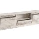 NORDVRK Vanguard TV-bord, m. 3 drer og 1 rom - Fressia marmor melamin (160x29,5)