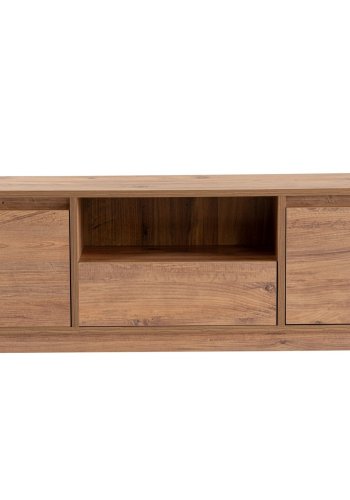 NORDVRK Vanguard TV-bord, m. 3 drer og 1 rom - Atlantic Pine melamin (160x29,5)