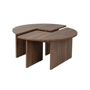 NORDVRK Moira soffbord, runt - valntsfrgad melamin (90)