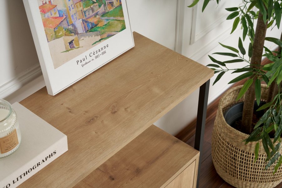 NORDV&Auml;RK Solace - Eik, Sort konsoll