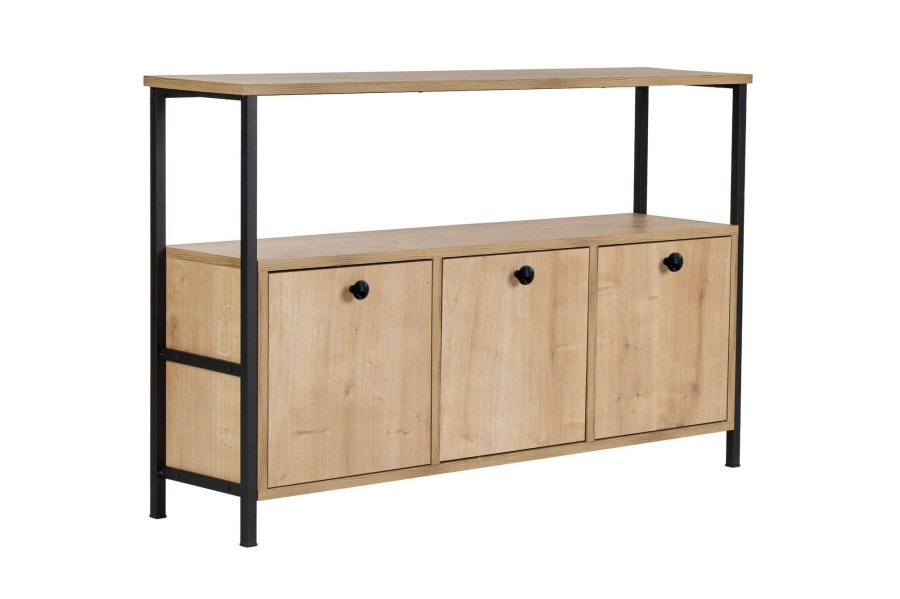 NORDV&Auml;RK Solace - Eik, Sort konsoll