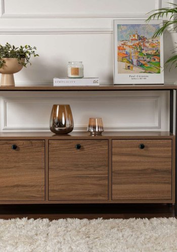 NORDV�RK Solace - Venezia Walnut, Black Console