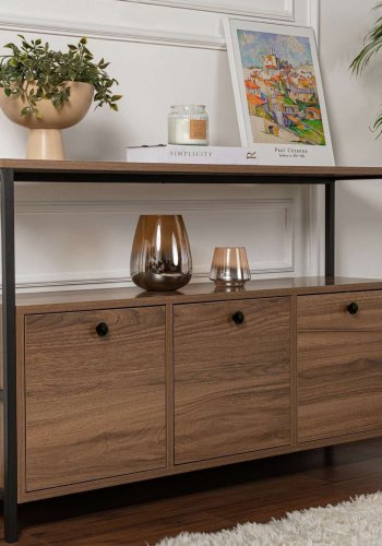 NORDV�RK Solace - Venezia Walnut, Black Console