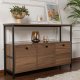 NORDV&Auml;RK Solace - Venezia Walnut, Black Console