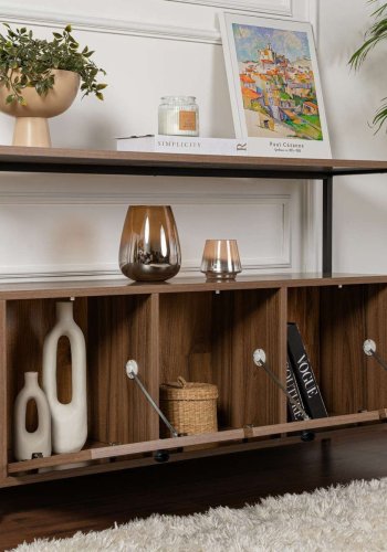 NORDV�RK Solace - Venezia Walnut, Black Console