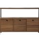 NORDV&Auml;RK Solace - Venezia Walnut, Black Console