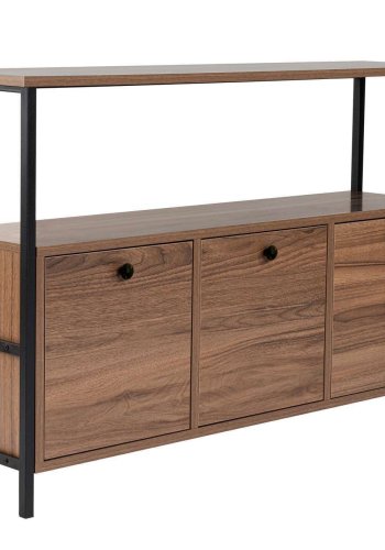 NORDV&Auml;RK Solace - Venezia Walnut, Black Console