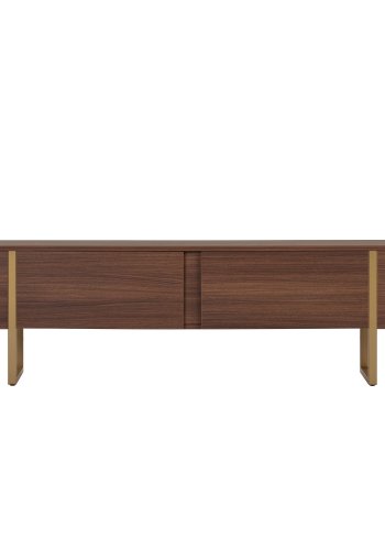 FUNZI LIVING Onera  Milano Valn&ouml;t, Guldf&auml;rgad TV-b&auml;nk