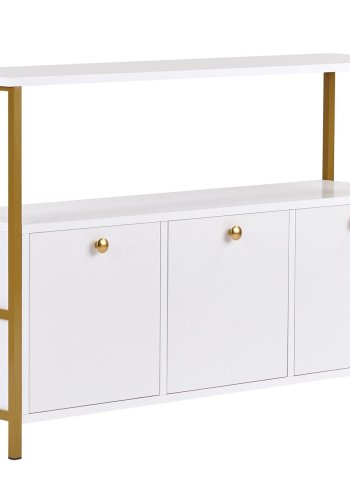 NORDV&Auml;RK Solace - Hvit, gullkonsoll