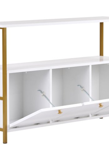 NORDV&Auml;RK Solace - Hvit, gullkonsoll