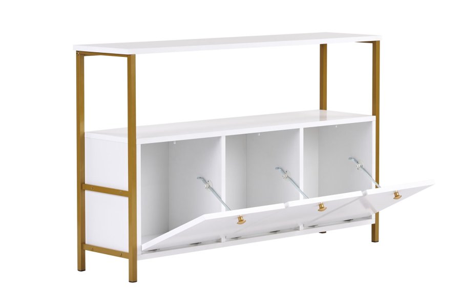 NORDV&Auml;RK Solace - Hvit, gullkonsoll