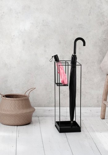 NORTHWARK? emsiye-A - 008 paraplystativ, firkantet - svart metall