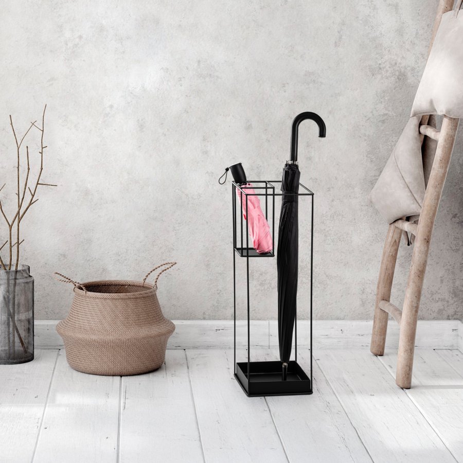 NORTHWARK? emsiye-A - 008 paraplystativ, firkantet - svart metall