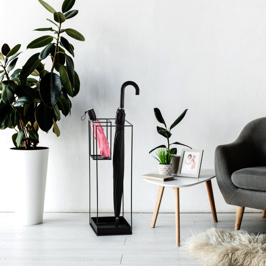 NORTHWARK? emsiye-A - 008 paraplystativ, firkantet - svart metall