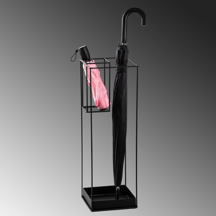 NORTHWARK? emsiye-A - 008 paraplystativ, firkantet - svart metall