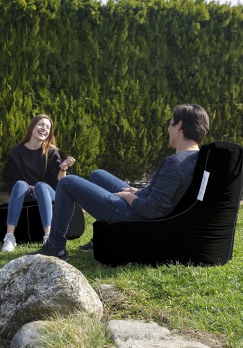 NORDVRK Eva Sport utendrs bnnestol - svart polyester