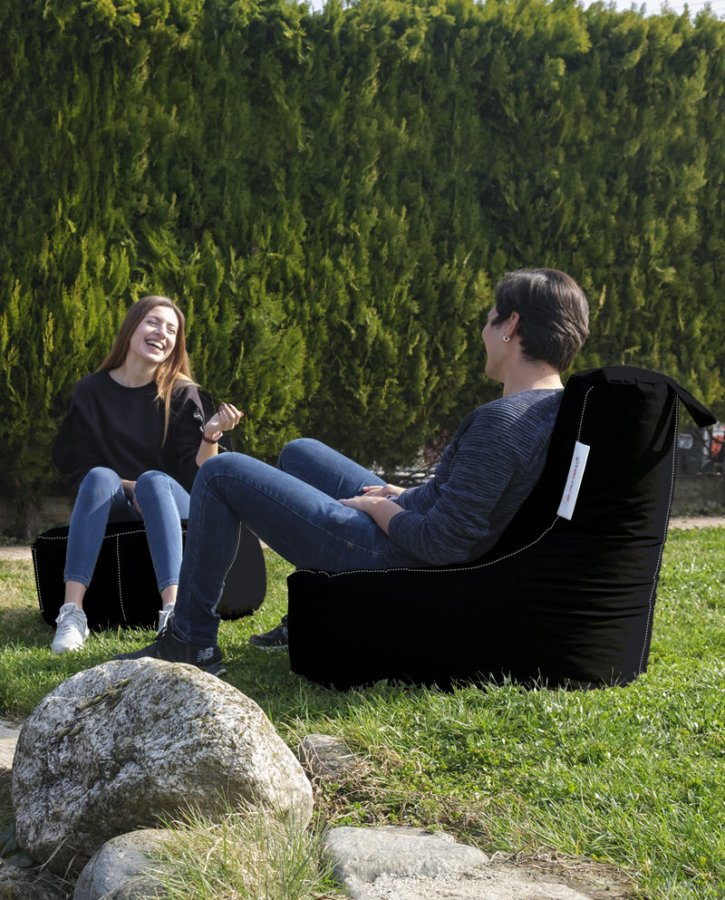 NORDVRK Eva Sport utendrs bnnestol - svart polyester