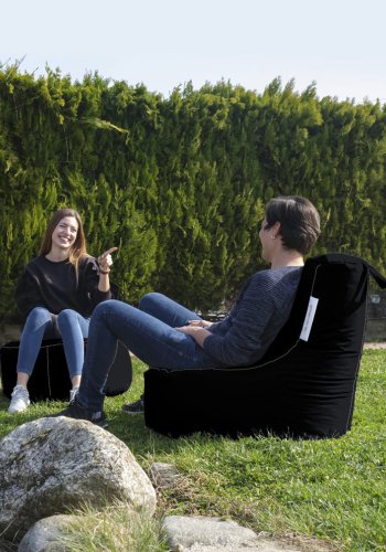 NORDVRK Eva Sport utendrs bnnestol - svart polyester