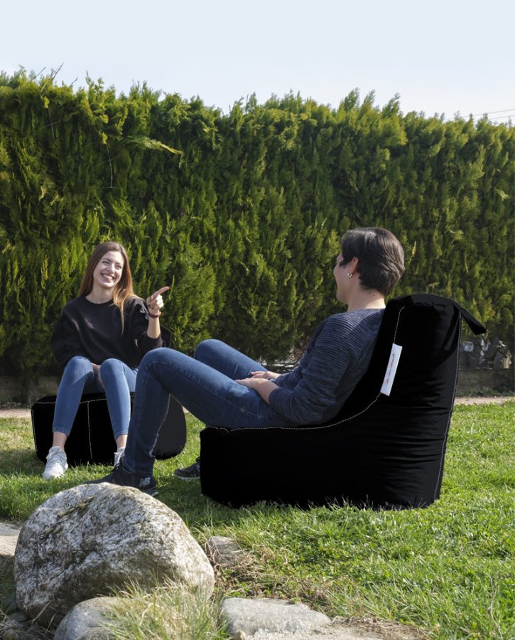 NORDVRK Eva Sport utendrs bnnestol - svart polyester