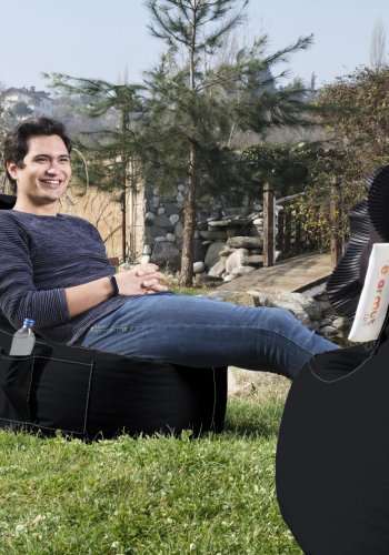 NORDVRK Eva Sport utendrs bnnestol - svart polyester