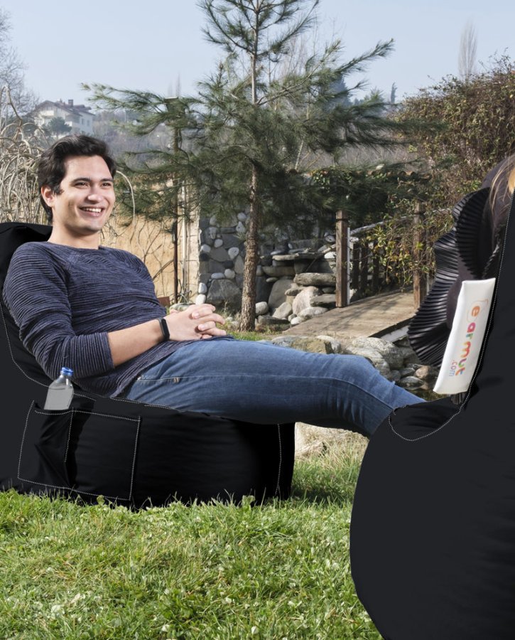 NORDVRK Eva Sport utendrs bnnestol - svart polyester