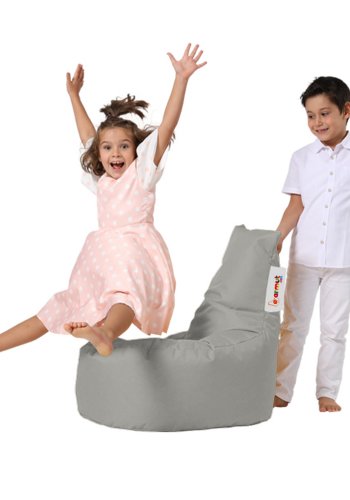 NORDVÄRK Baton utendrs saccosekk for barn - rykfarget polyester