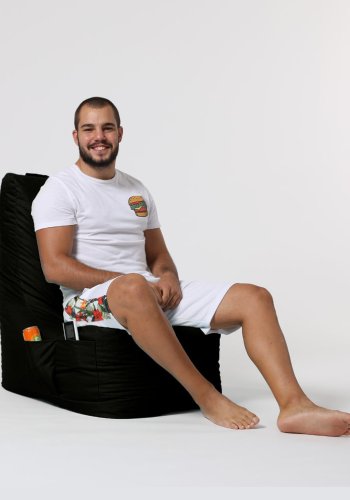 NORDVÄRK Diamant utendrs bnnepose - svart polyester