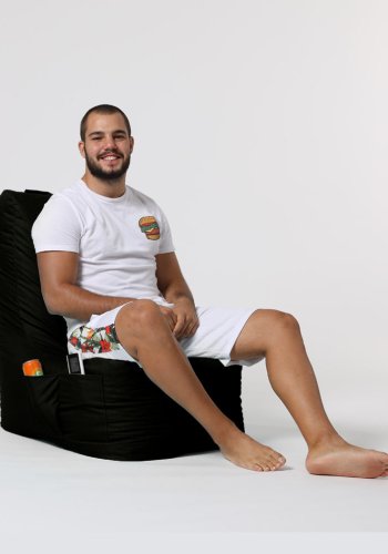 NORDVÄRK Diamant utendrs bnnepose - svart polyester