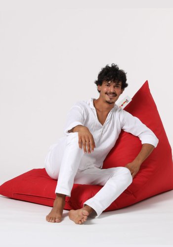 NORDVÄRK Pyramid Big Bed utendrs saccosekk - rd polyester