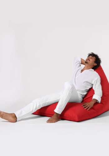 NORDVÄRK Pyramid Big Bed utendrs saccosekk - rd polyester