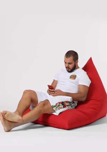 NORDVÄRK Pyramid Big Bed utendrs saccosekk - rd polyester