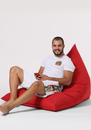 NORDVÄRK Pyramid Big Bed utendrs saccosekk - rd polyester