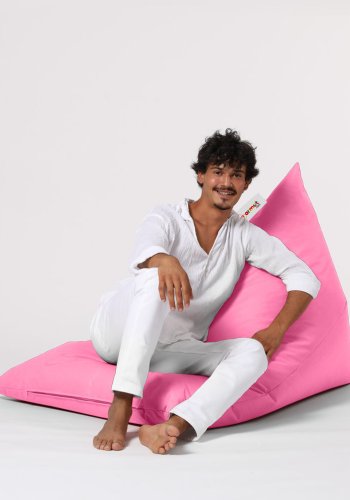 NORDVÄRK Pyramid Big Bed utendrs saccosekk - rosa polyester