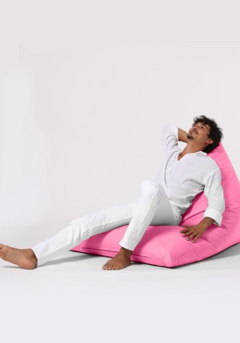 NORDVÄRK Pyramid Big Bed utendrs saccosekk - rosa polyester