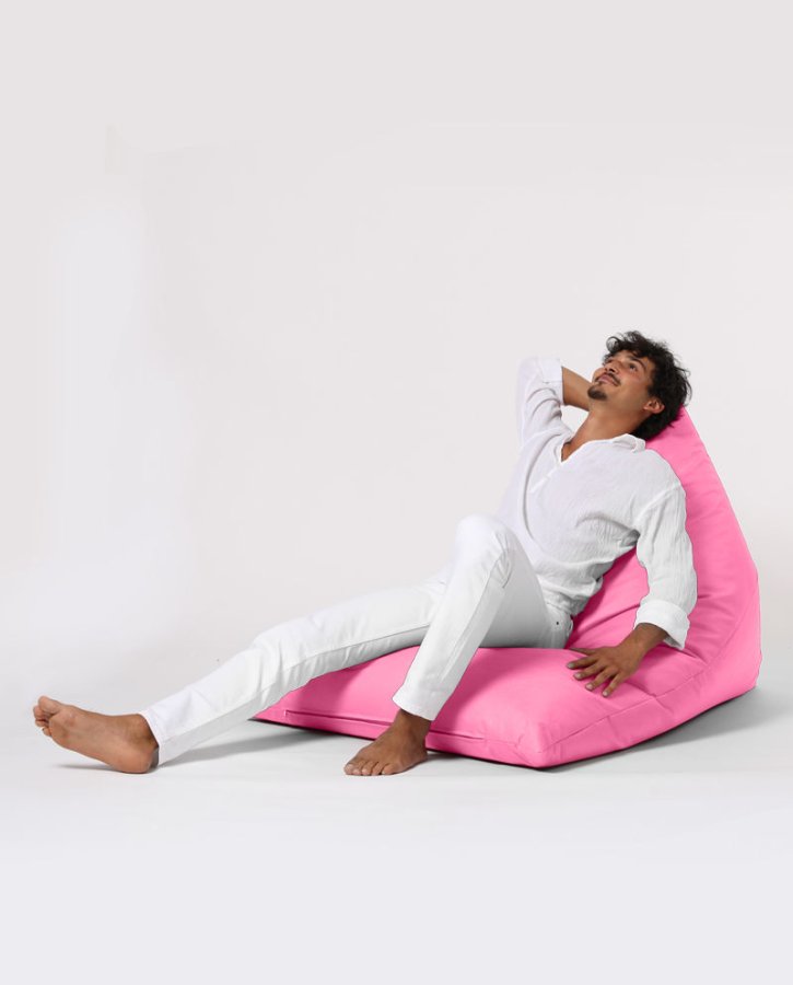 NORDVÄRK Pyramid Big Bed utendrs saccosekk - rosa polyester