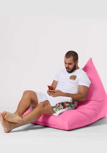 NORDVÄRK Pyramid Big Bed utendrs saccosekk - rosa polyester