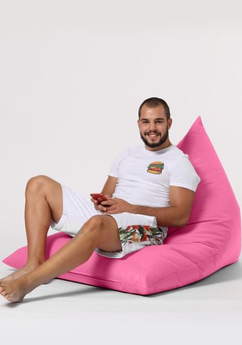 NORDVÄRK Pyramid Big Bed utendrs saccosekk - rosa polyester